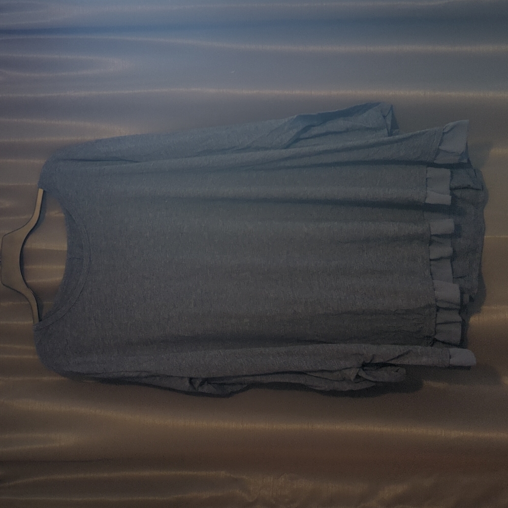 4X tunic top, long sleeved with POCKETS!